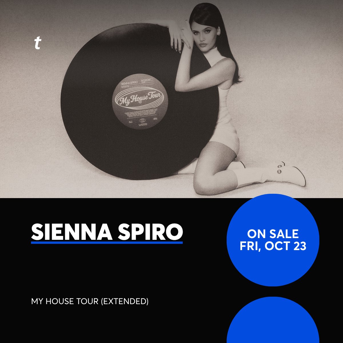 Ticketmaster's tweet photo. 🎶 @sienna_spiro on sale FRI, OCT 23.

🎟️: https://t.co/CpNrhNoNO1 https://t.co/2DvWb2nv1o