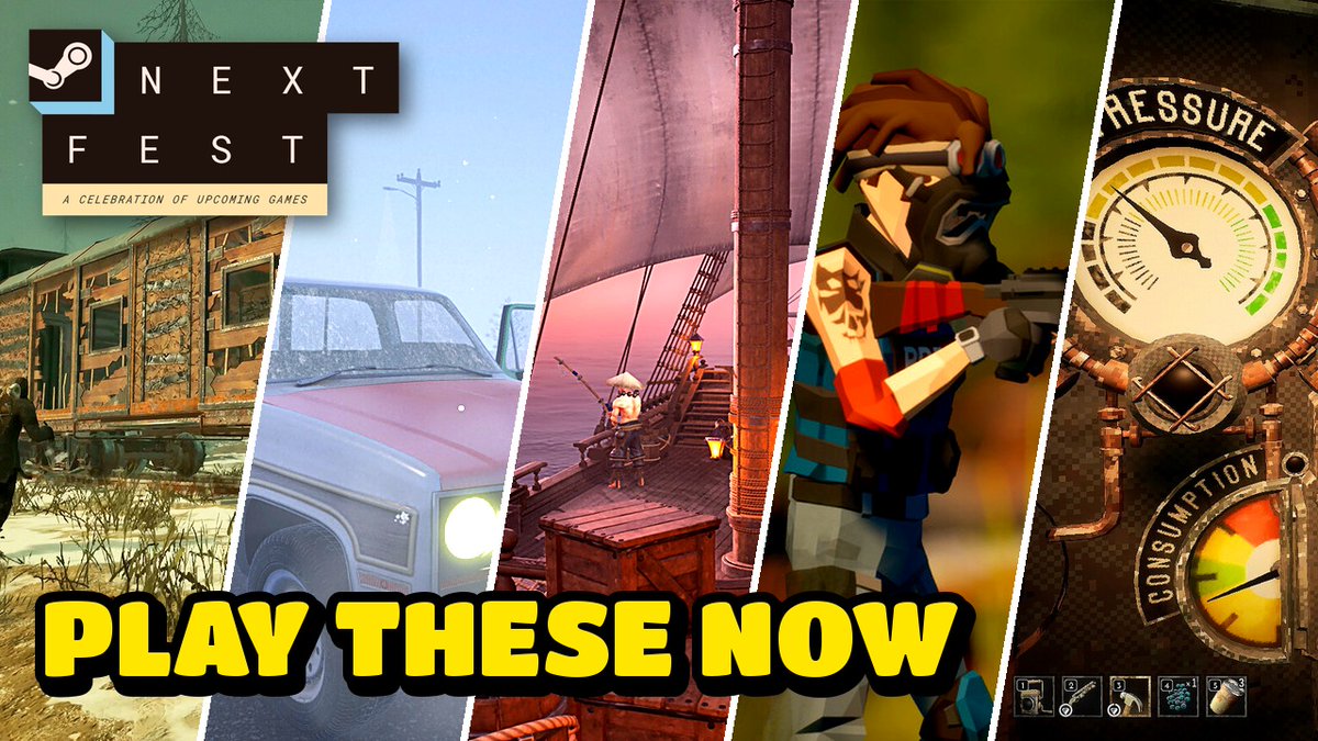 SurvivalBob_YT's tweet photo. 13 Survival Demos to Try Before They Disappear Oct 26! Trains, Cars, Pirate Ships and Zombies... #SteamNextFest

↘️Watch Now!↙️
https://t.co/nZFHeq24Ty https://t.co/g74hhaaNSh