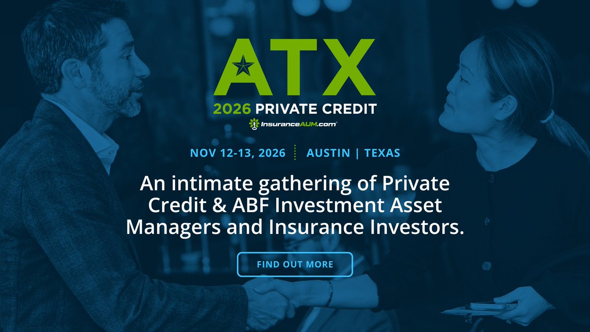 IASAINC's tweet photo. Insurance investment professionals: connect with peers and private credit leaders at the 2026 Insurers’ Private Credit Forum, November 12–13 in Austin, hosted by InsuranceAUM, a fellow affiliate of The Institutes.
https://t.co/L7ZaJNSze7 https://t.co/j5gEWQsFsx