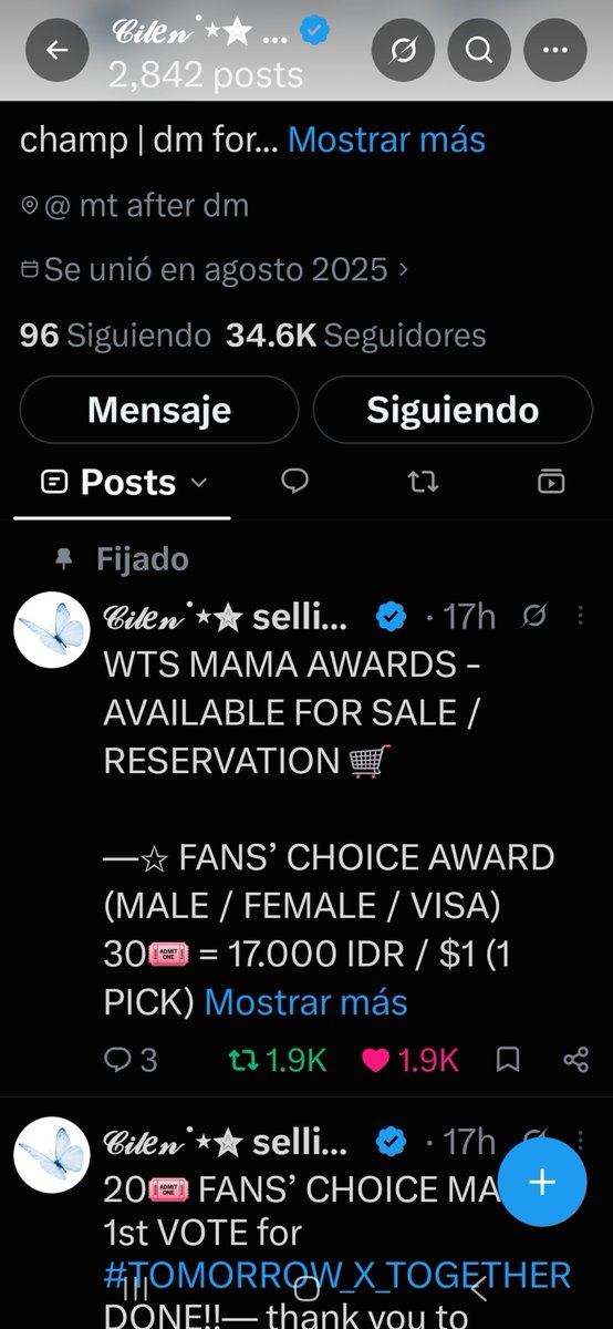 bless6de tweet picture