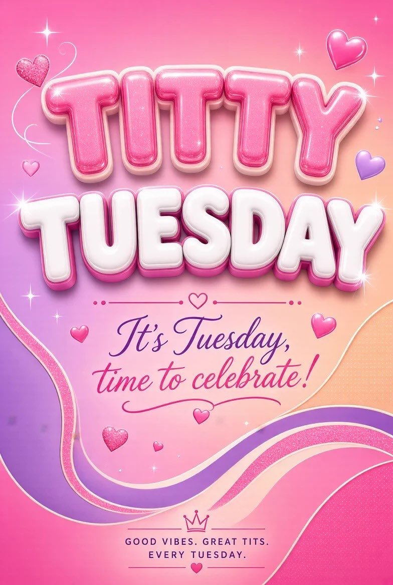 PrivatusSui's tweet photo. It's Titty Tuesday 🍒 👀  - Celebrate 🎉 https://t.co/zzjdzt010P