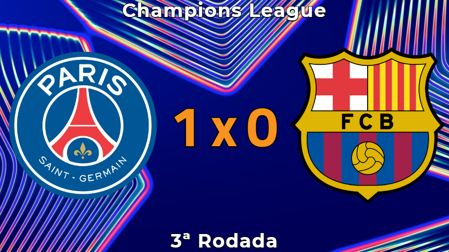maycom1981's tweet photo. RECOMEÇA O JOGO!

PSG 1 x 0 Barcelona

#PSGFCB #ChampionsLeague https://t.co/Zfcb6mwUGt