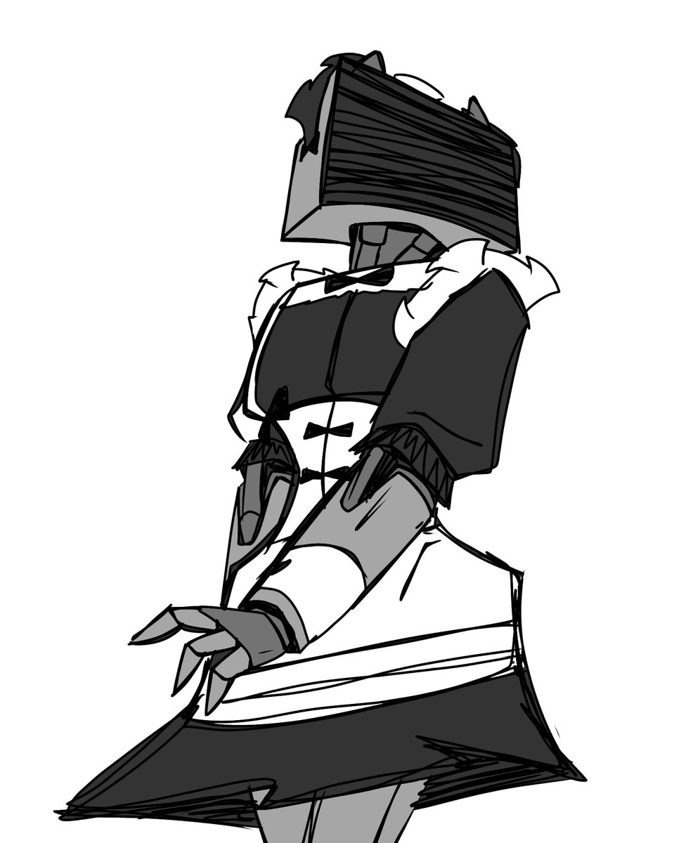LeoAquila_'s tweet photo. Robot in maid dress,, https://t.co/hXIhSd2jBb