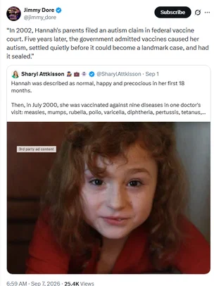 JaniceJame6vjh's tweet photo. @Lor2ie We ignore pharma shills, ur bullshit doesn't work!

https://t.co/Hiw7CONoLP

https://t.co/u7FIjujLbj

#Meme #Poison #Dore #Attkisson #Autism #Vaccines #Vaccination #CDC #BigPharma #Coverup #MMR  #DTaP #Varicella #HaemophilusInfluenzae #HiB #Parents #Kids #Children #Poling https://t.co/5k2X726BCE