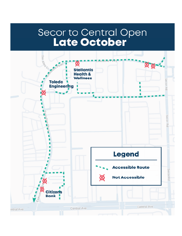 city_of_toledo's tweet photo. Traffic pattern shifts on Executive Pkwy. Thursday, October 22. 

We anticipate this project will be complete at the end of October. https://t.co/9U1PV48X0k