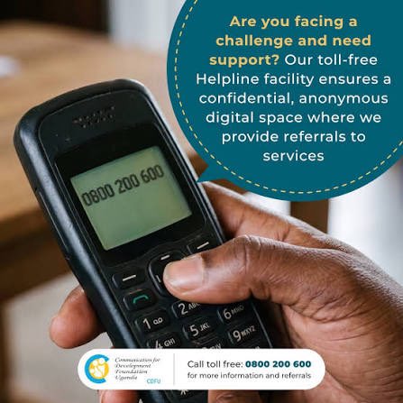 CDFUUG's tweet photo. Connecting thousands across 100+ districts in Uganda to free psychosocial support through our toll-free Helpline ☎️0800 200 600

Behind every call is a person seeking guidance, healing, or hope. 

This is what community-centered development looks like.

#MentalHealth https://t.co/6aEjpkI50w