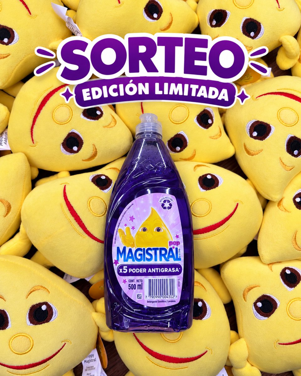 magistralarg's tweet photo. ¡ACTIVAMOS SORTEO! 🚀

El que más comenta la palabra MAGISTRAL participa por un peluche y un magistral violeta edición limitada.💜 

No se cuelguen, son los últimos. https://t.co/TmyXgglqiT