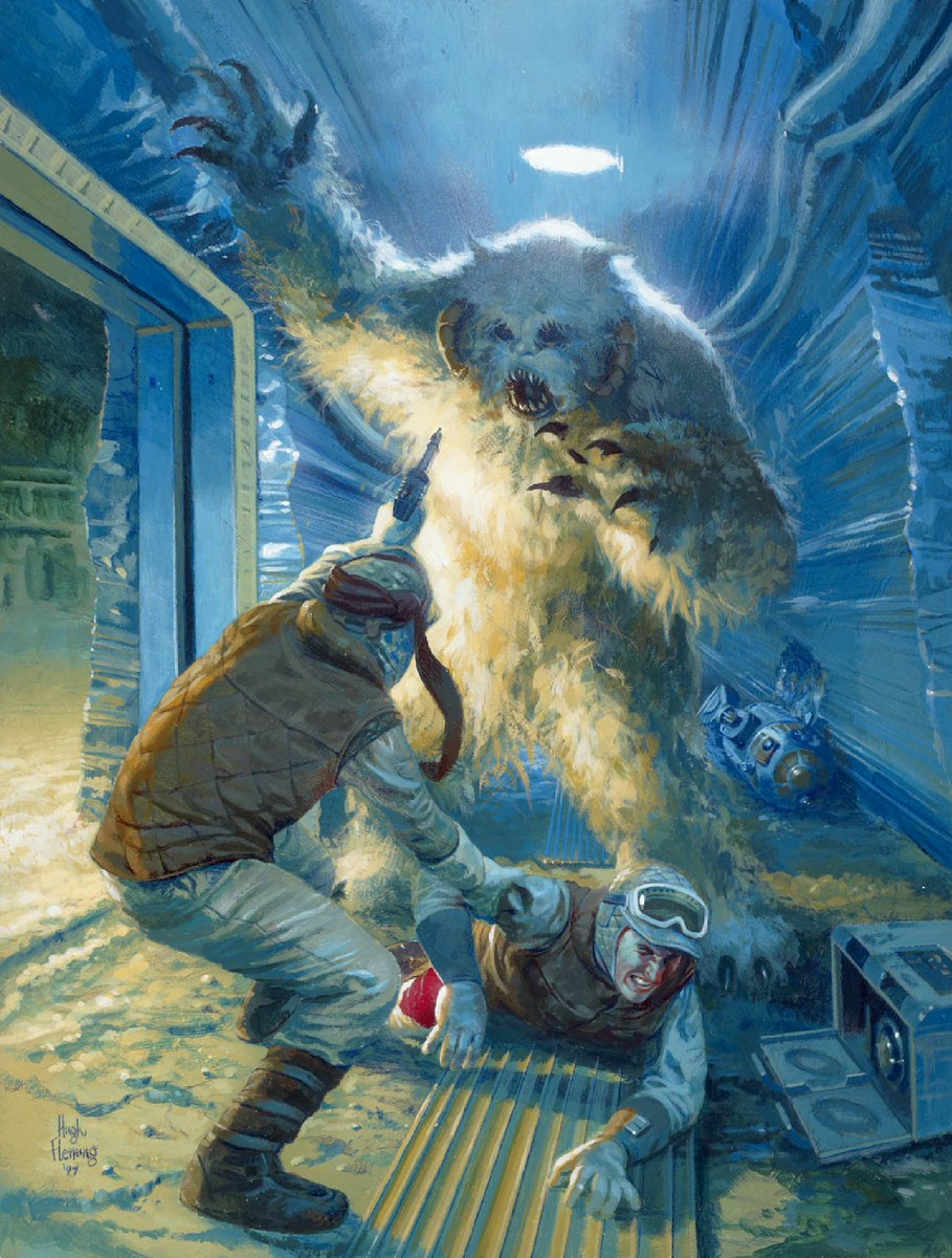 cimerians's tweet photo. Wampa Attack - Hugh Fleming
#StarWars https://t.co/dTzGqfSFYS