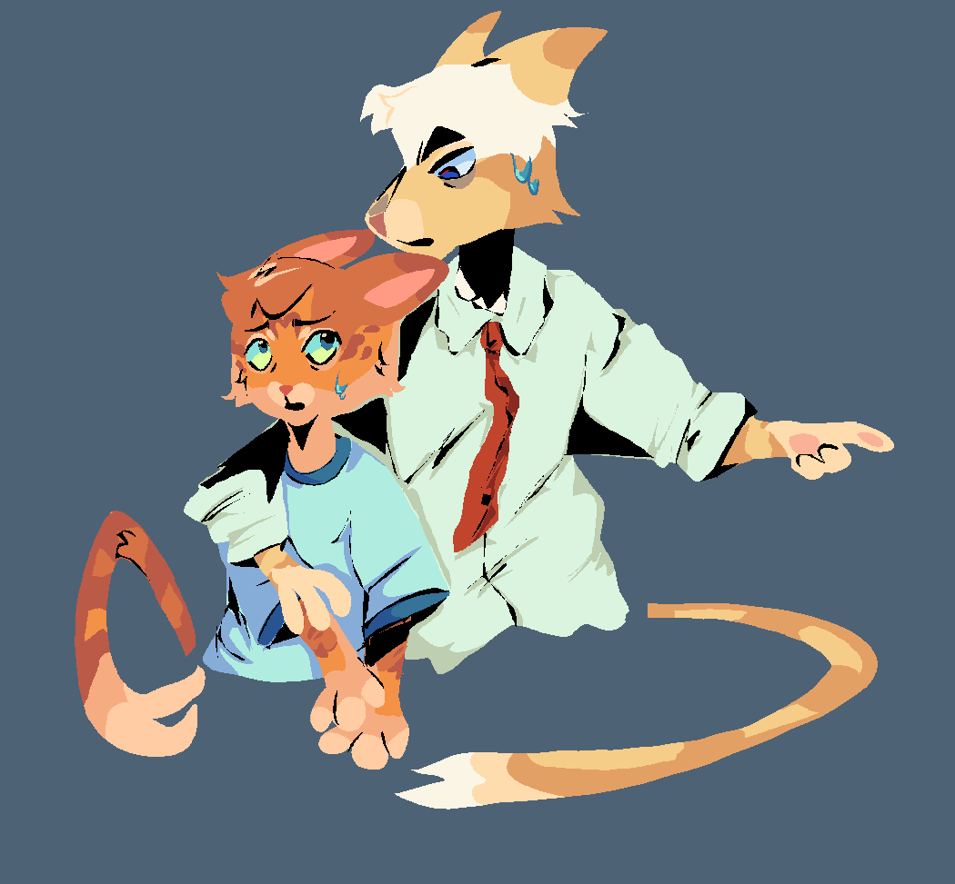 skautistic's tweet photo. #primetime someone asked me about drawing them as kitties so https://t.co/4nSRnYMwlO