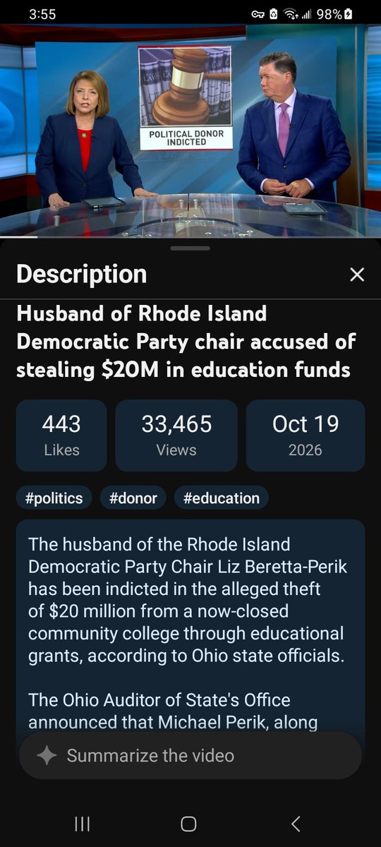 Imhere0001's tweet photo. When Dems cry about education having insufficient funds, it appears they are really crying for an increase their personal wealth gains.
https://t.co/U67RYYtEy4
#LizBerettaPerik #DemPartyChair #RI https://t.co/xrwQVFW1FS