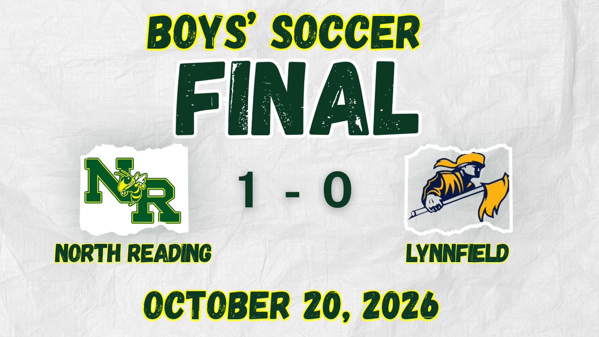 NRHSHornets's tweet photo. B soccer Final -  @nrtranscript @globeschools @globelars @bconn63 https://t.co/Vfk1M0dXZj