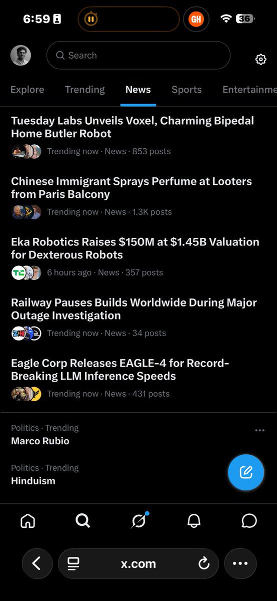 AngadNikhil's tweet photo. We are trending #1 on News on X!

Let’s go!!! https://t.co/ccF5D1UBkc