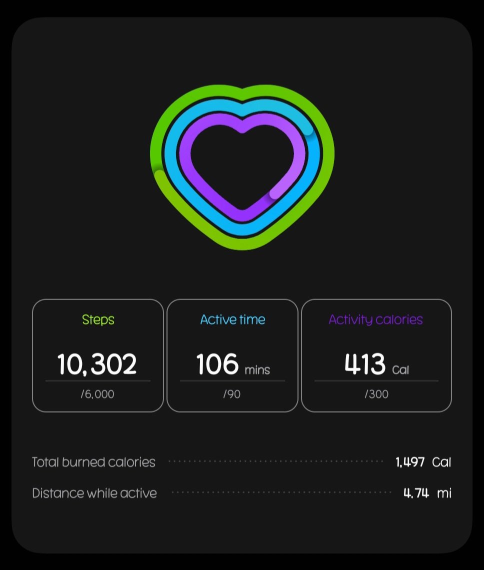 celestialcider's tweet photo. 10k steps today! :3 https://t.co/402Y1lcGMN