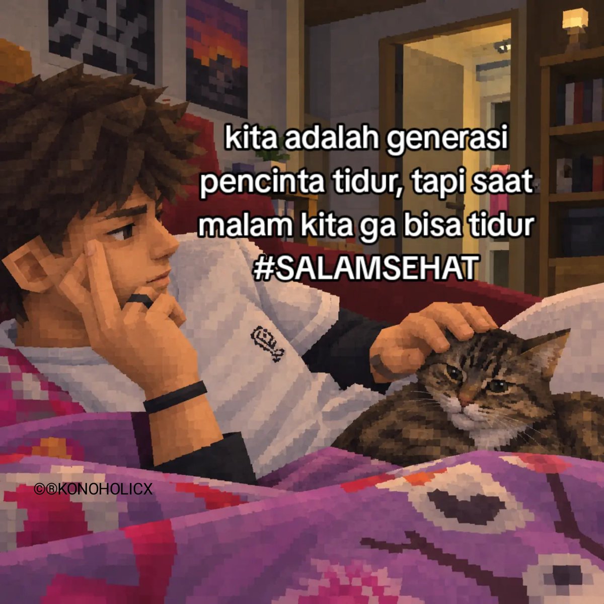 konoholicx's tweet photo. padahal cinta tidur bgt https://t.co/yJ6O437mFH