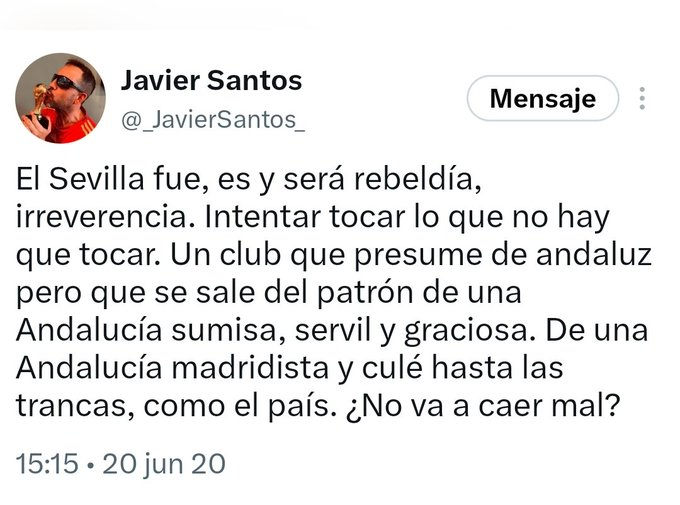 Zumito_Bade's tweet photo. De  todos los idiomas, @_JavierSantos_ se levantó aquel día hablando el idioma de la verdad. https://t.co/wjJ8TpLFrY