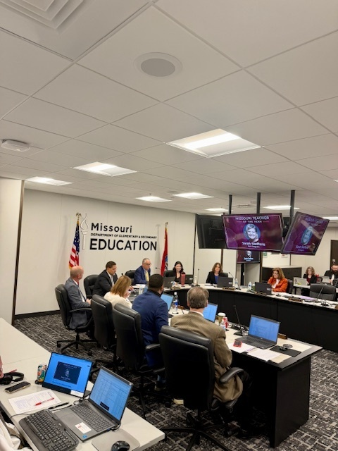 MASALeaders's tweet photo. Over 140+ MASA members gathered in Jeff City today for the State Board of Education mtg., demonstrating their commitment to Missouri's students, schools, and communities. Thank you to @MOSchoolBoards for allowing us to host our luncheon at the Center for Education Safety. https://t.co/em2nIgASs9