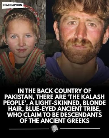 miketheking1517's tweet photo. Afghanistan &amp; Pakistan have entered the chat.

The “white” Kalash claim to be from Greeks.

Plenty of people look like this all across the area stretching from Pakistan to Iraq. Kurds, Iranians, some Afghan tribes. It's not the majority but they're common enough in some places. https://t.co/ZknIVLHKyZ