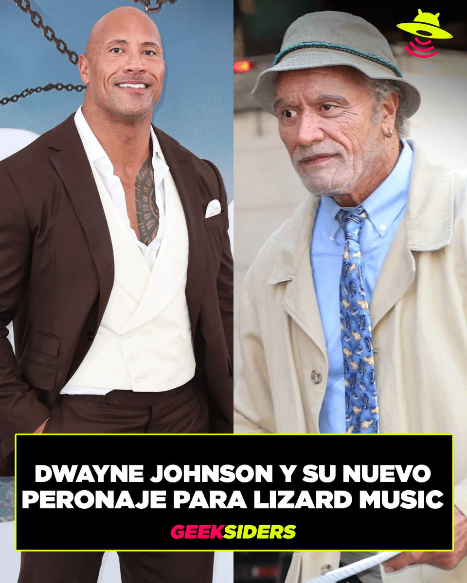 GKSiders's tweet photo. Dwayne Johnson sorprendió con su transformación en el set de 'Lizard Music', la nueva película de Benny Safdie, basada en el libro infantil de Daniel Pinkwater 📚

La historia promete una aventura surrealista llena de música y lagartos 😱🐊🎶

#Geeksiders #LizardMusic https://t.co/YL3N2onCFS
