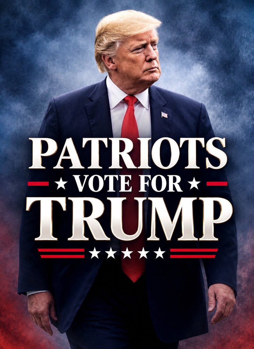 Karilake70789's tweet photo. Patriots vote for Trump https://t.co/YJnBocjDei