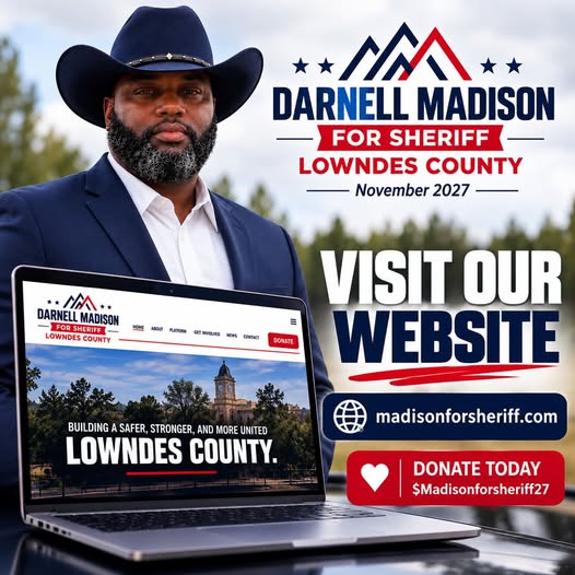 PhenomRadio's tweet photo. #MadisonForSheriff Birmingham, Alabama where early challenges &amp; strong role models, taught him resilience, responsibility, &amp; much more! https://t.co/bkX55iEGeQ Together, we can create a safer, stronger, &amp; more united #LowndesCounty #CommunityDevelopment #DarnellSWMadison https://t.co/DnX741W1YD