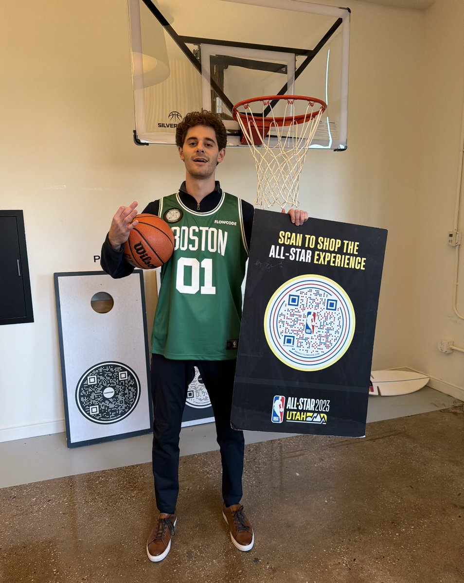 Flowcode's tweet photo. 🏀 THE NBA IS BACK, AND WE'RE READY FOR TIPOFF! 🔥

new season, new moments, and even more ways to bring fans closer to the game they love.

from nba all-star weekend to in-arena seat tags, jumbotron moments, and interactive flowcode experiences throughout arenas, we're proud to partner with the nba to turn game-day excitement into real fan connections. 🙌

no matter where you're cheering, every seat, every screen, and every moment is an opportunity to connect.

here's to another season of buzzer-beaters, unforgettable plays, and bringing fans closer to the action.

LET'S PLAY BALL! 🏀🔥

#Flowcode #NBA #NBASeason #NBATipOff #SportsMarketing #NBAJerseyDay