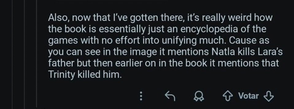 Lezzy4Lara's tweet photo. @MightyCroft The book isn't unifying anything wdym you were right 😪 https://t.co/aY5p23uoKW