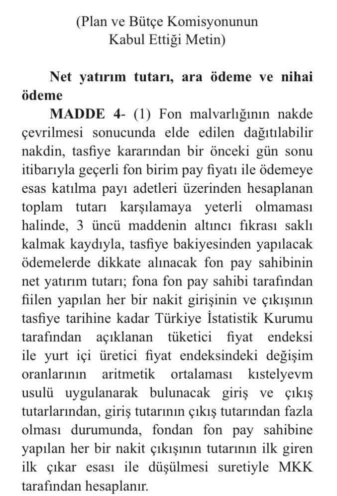 ogrencidenhedef's tweet photo. Plan ve Bütçe Komisyonu’nda kabul edilen “Net Yatırım Tutarı, Ara Ödeme ve Nihai Ödeme” düzenlemesi. https://t.co/y1d5bMfIck