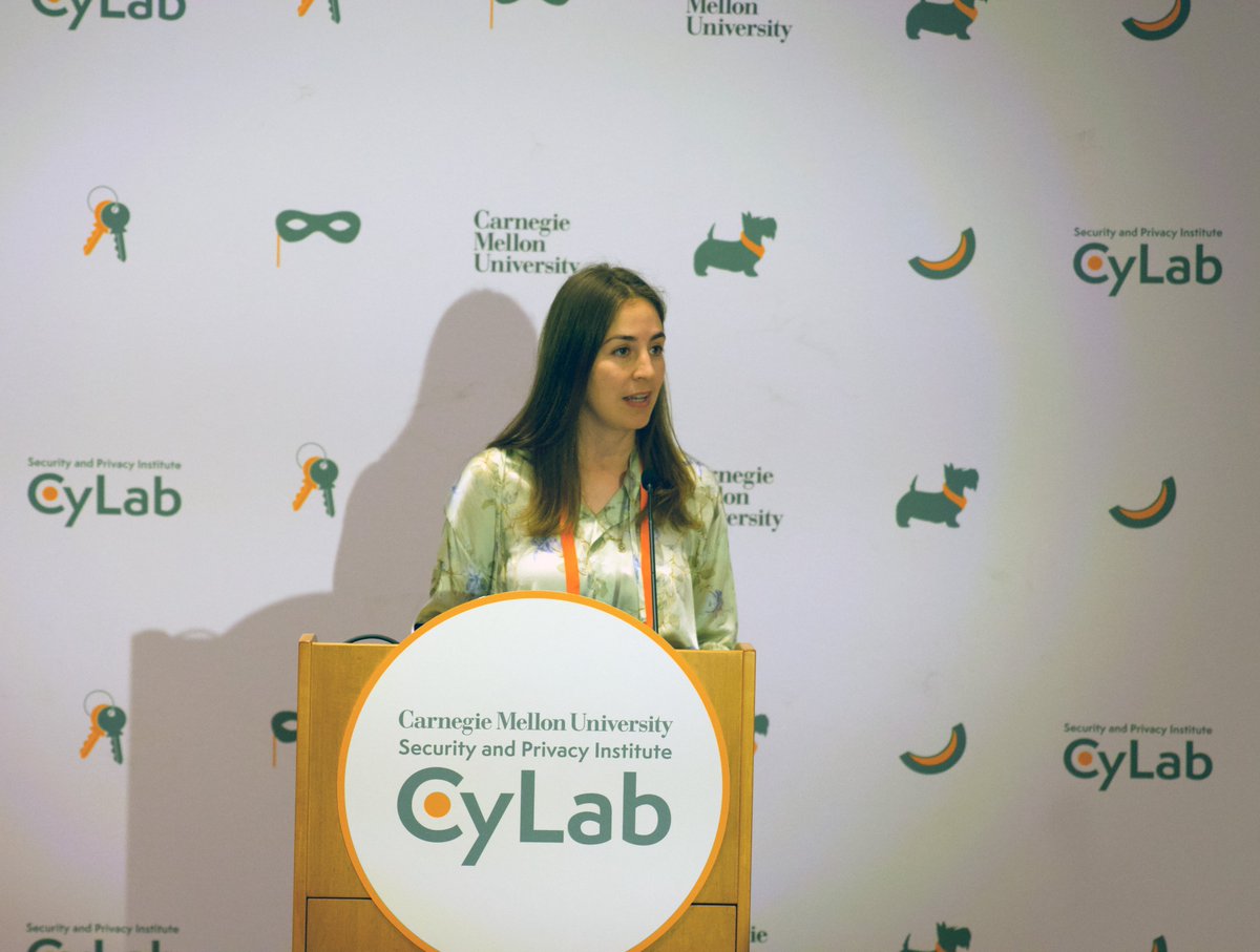 CyLab's tweet photo. Day 1 of the CyLab Partners Conference closed with a student research poster session as well as presentations on generative AI &amp; ML, crypto &amp; blockchain, and our partnerships and research initiatives. Excited to hit the ground running on Wednesday for day 2! https://t.co/ROrfwivVEB