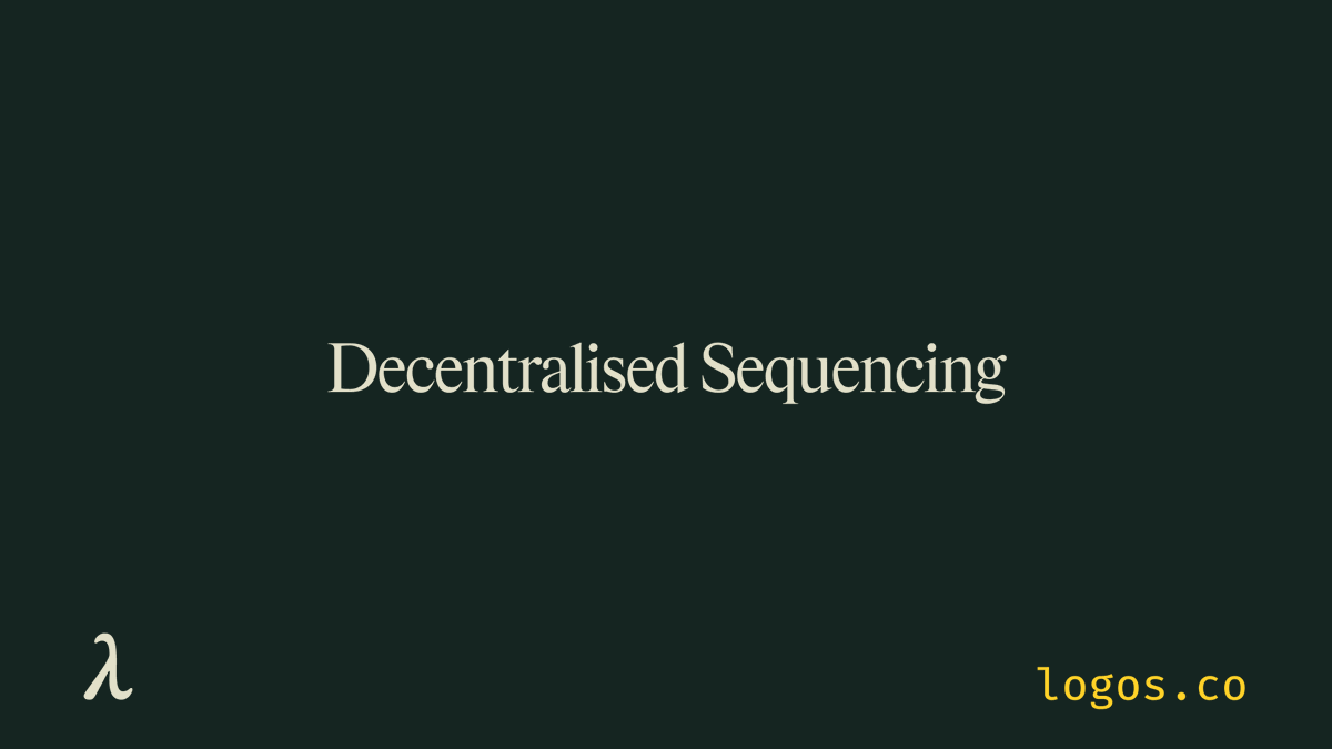 Logos_devs's tweet photo. Decentralised sequencing on the LEZ has been hardened after a testnet incident.

Fixes: sequencer restarts no longer trigger incorrect slashing, and chain consistency has been improved to keep competing sequencers in agreement across edge cases. https://t.co/E9sPkHdGjo