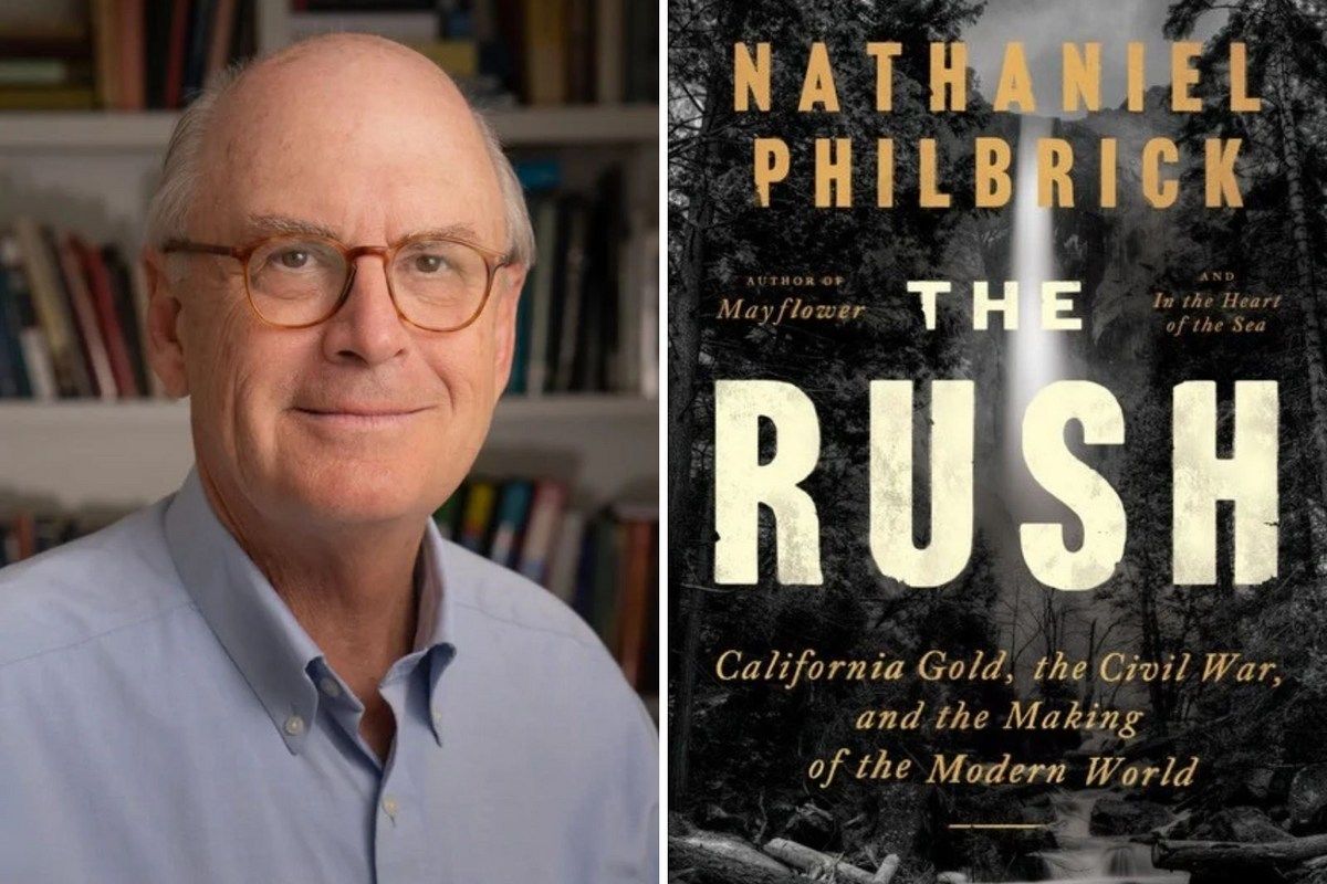 Fun107's tweet photo. Philbrick Bringing New Book to New Bedford
Nathaniel Philbrick will discuss "The Rush" at a November 18 author talk at New Bedford’s Steeple Playhouse. 
https://t.co/sZG9ILvlvH https://t.co/Ug9jaWU0Lq