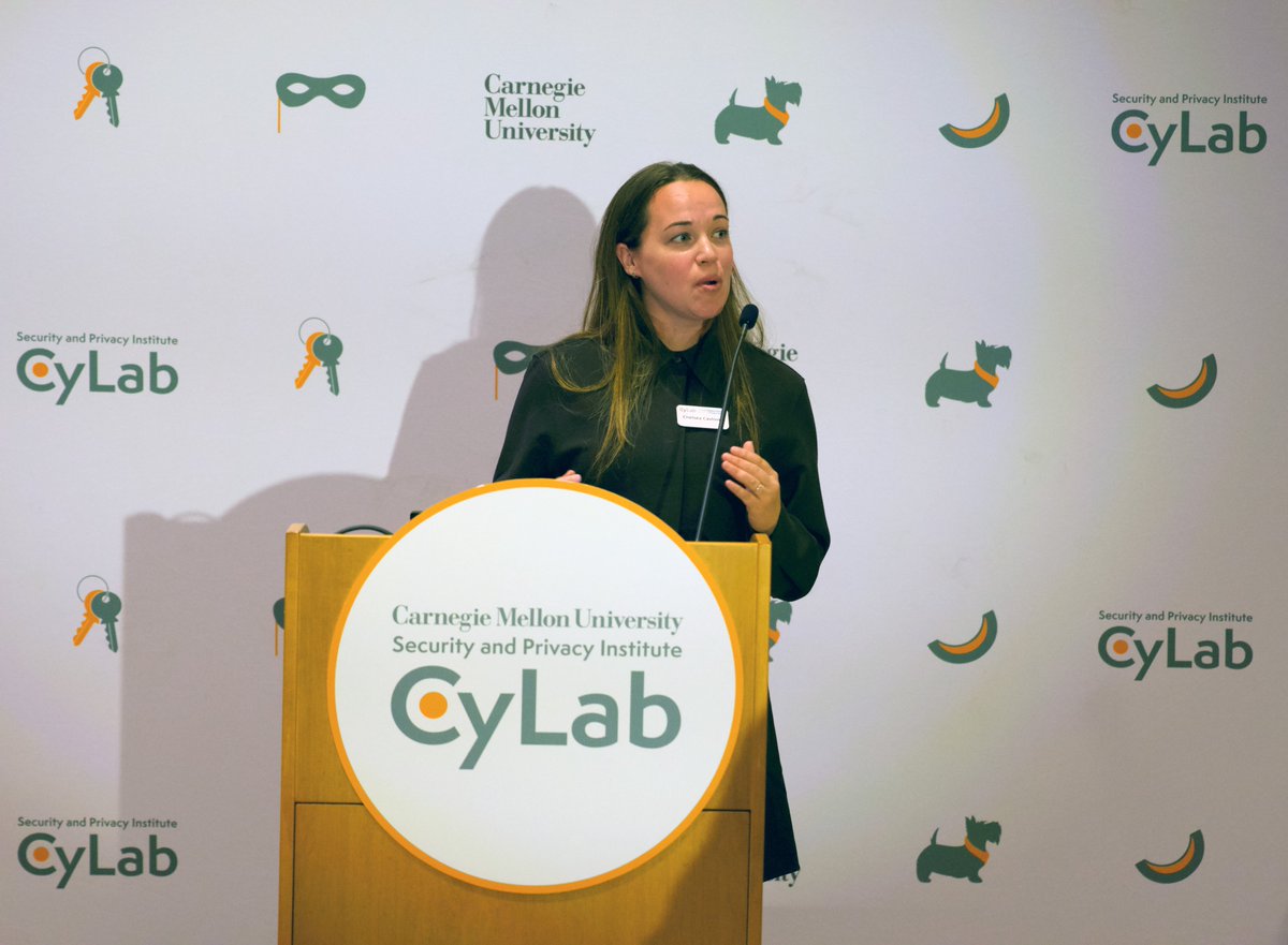 CyLab's tweet photo. Day 1 of the CyLab Partners Conference closed with a student research poster session as well as presentations on generative AI &amp; ML, crypto &amp; blockchain, and our partnerships and research initiatives. Excited to hit the ground running on Wednesday for day 2! https://t.co/ROrfwivVEB