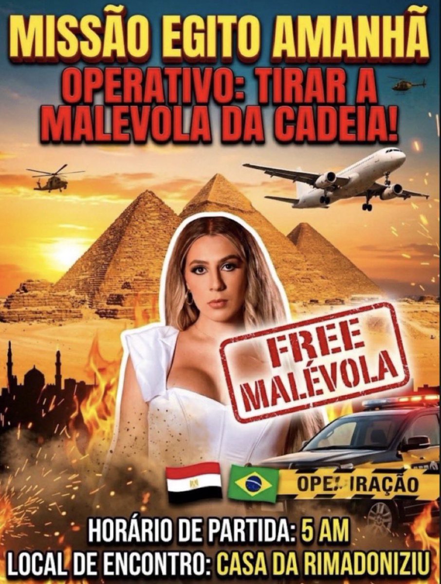 ofuly_'s tweet photo. A MALEVOLA PRESA NO EGITO ISSO SÓ PODE SER ARMAÇÃO DA FAMÍLIA BOLSONARO PRA NOS TIRAR UM VOTO DO LULA!!! AUTORIDADES FAÇAM ALGUMA COISA E SALVEM A NOSSA ELEITORA 😭😭😭 https://t.co/XEFoRxgLzz