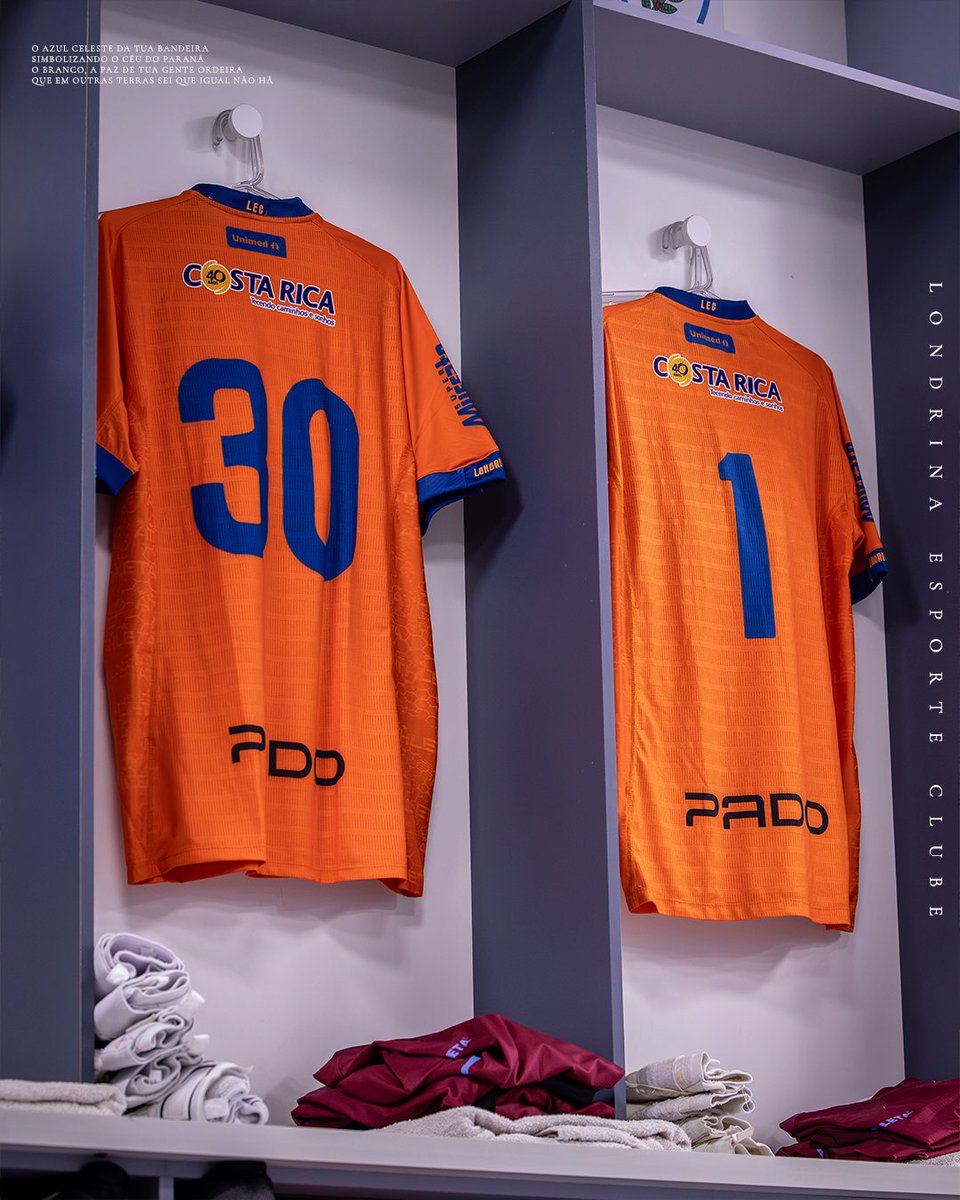 LondrinaEC's tweet photo. 🦈🩵 O vestiário do Tubarão já está organizado para o jogo desta noite!
📸 Rafael Martins/ Londrina EC.
#VamosPraCimaTubarão #LondrinaEC #LEC #LECxCUI #BrasileiraoB https://t.co/F8Ymt62T2c