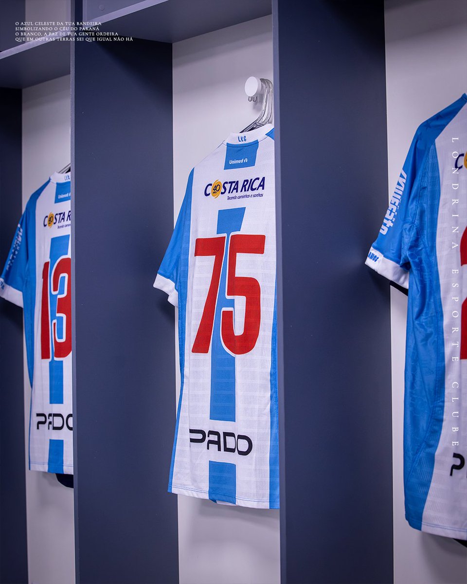 LondrinaEC's tweet photo. 🦈🩵 O vestiário do Tubarão já está organizado para o jogo desta noite!
📸 Rafael Martins/ Londrina EC.
#VamosPraCimaTubarão #LondrinaEC #LEC #LECxCUI #BrasileiraoB https://t.co/F8Ymt62T2c