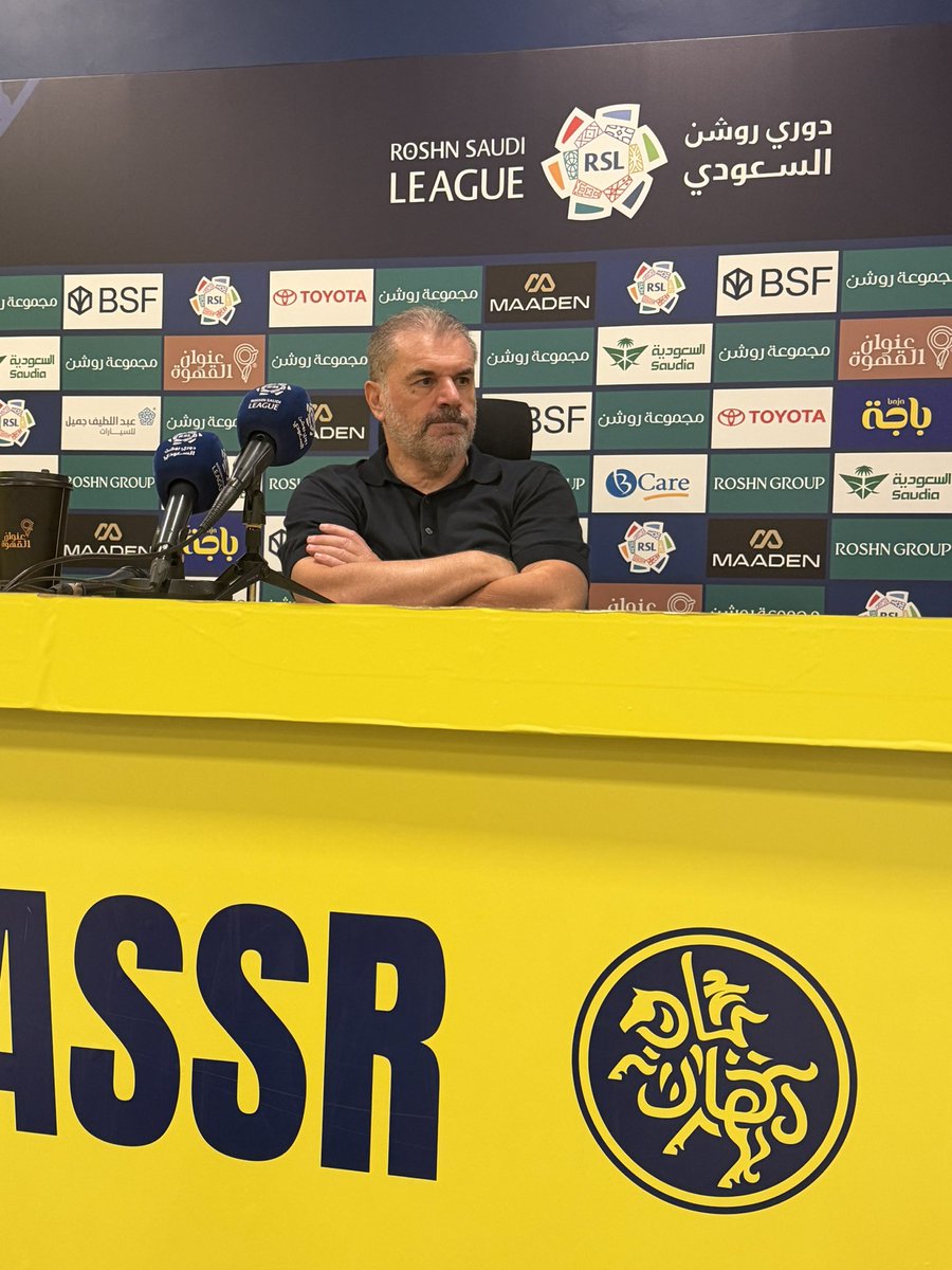 ayed_mbs's tweet photo. مدرب #النصر 🎙️
المباراة الاخيرة سألتوني ليش ماتبتسم 😂 https://t.co/1RMfyM8T3v