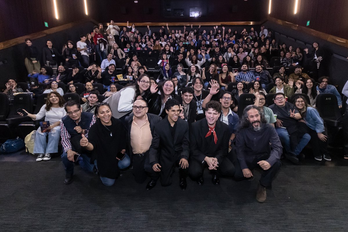 FICM's tweet photo. LA VENGANZA DEL CHARRO NEGRO, la más reciente producción de Ánima Estudios y octava entrega de la saga Las leyendas, se presentó en el #24FICM con el director Marvick Núñez y los actores Benny Emmanuel, Emilio Treviño y Eduardo España.

Leer más 🎬👉 [ https://t.co/43DQSDrjHR ] https://t.co/DM96qPVqfC