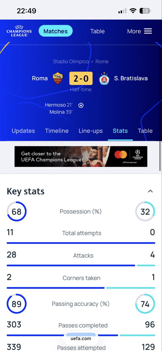 ingloriousak's tweet photo. @kedimahmutt Umut selam ilk yari macko 10 ucl 11 yazdi 2. yari macko 9 toplam 19 diyor ucl toplam 18 her sey karmancorman oldu en guvenilir stat nedir? Ucl baz aliniyor diye biliyorum maci takip ediyor musun https://t.co/18kbvmUKJT
