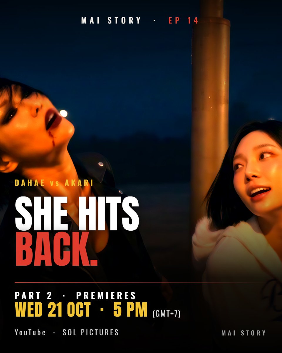 ParsertPashdaw1's tweet photo. PART 2 — TODAY, 5 PM (GMT+7).

Mai vs Juri, round two. Dahae vs Akari. And one win from years ago that someone else paid for.

https://t.co/6MvhxOg1vt

#MaiStory #Catfight #FemaleFight #AIFilm https://t.co/K8Hbx9Sf0T