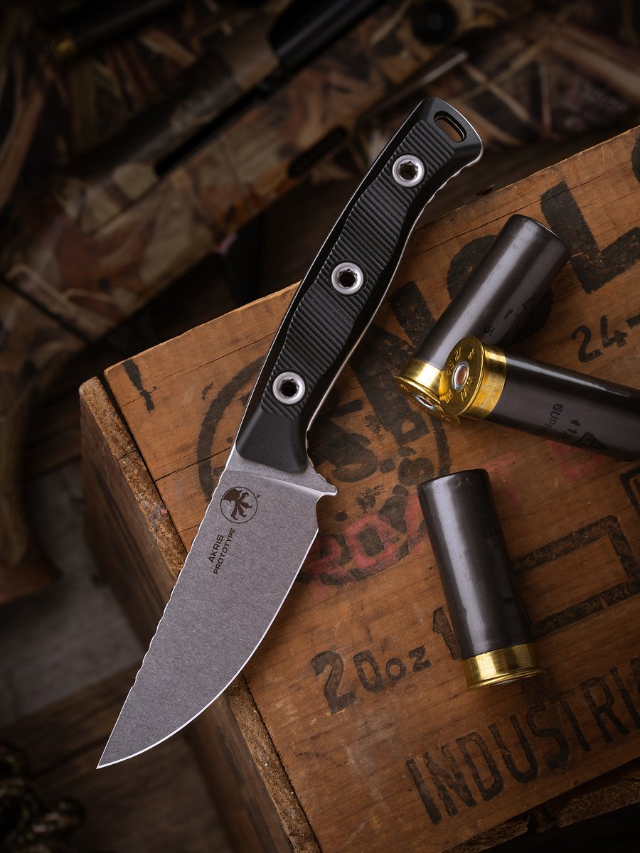 microtechknives's tweet photo. The award-winning Akris featuring a stonewashed standard edge blade paired with G-10 handles in various colors, complete with a Kydex or leather sheath. 

Made for the outdoors and all the adventures that await, the Akris is a trusted tool for your kit. https://t.co/CRtHAVSxA1