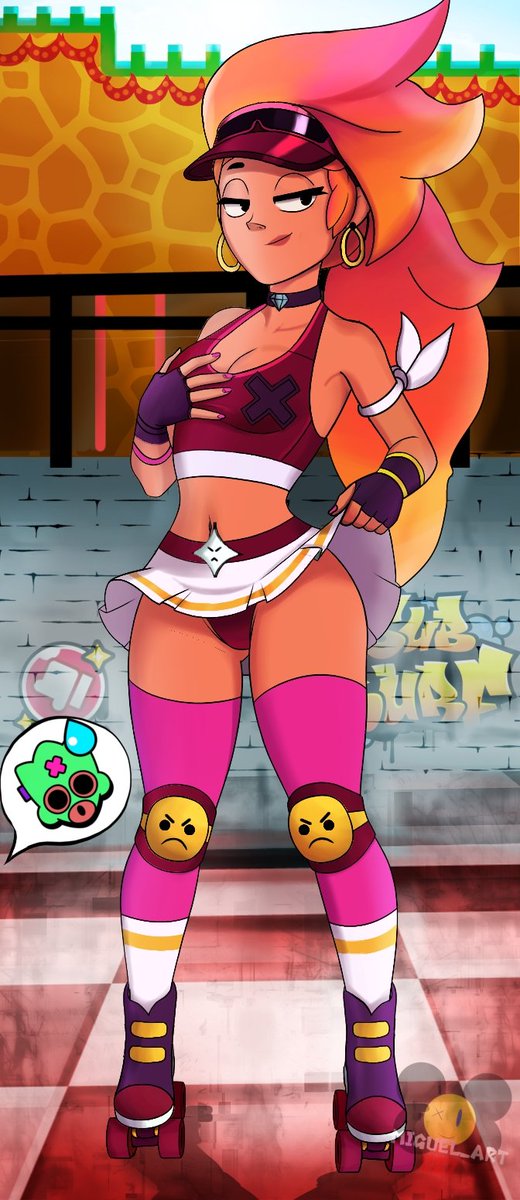 Starart007's tweet photo. °•|♦️ Amber bubbleblower ♦️|•° (RE-UPLOADED)

It seems Amber has made a proposal to Ollie to stay longer at the skating rink ♥️😈
FOLLOWME for a third version of this drawing.

#fanart #brawlstars #art #followme https://t.co/aqr9589hqQ