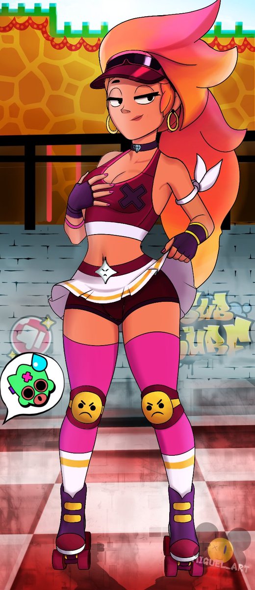 Starart007's tweet photo. °•|♦️ Amber bubbleblower ♦️|•° (RE-UPLOADED)

It seems Amber has made a proposal to Ollie to stay longer at the skating rink ♥️😈
FOLLOWME for a third version of this drawing.

#fanart #brawlstars #art #followme https://t.co/aqr9589hqQ