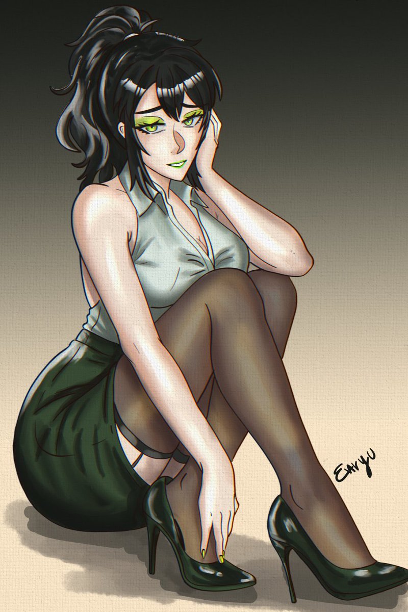 Enryuu2301's tweet photo. What is she thinking?
#TCOAAL #ReneeGraves 
#tcoaal #thecoffinofandyandleyley
#TCOAAR #tcoaar #fanart #art #illustration https://t.co/Cocer941wf