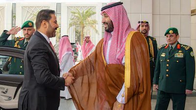 ColdBrief's tweet photo. Iraq has completely closed the Al-Sheeb border crossing with Iran. More crossings could follow as Baghdad moves to tighten its border controls with Tehran.
✅ Iraqi PM al-Zaidi met Crown Prince bin Salman in Riyadh on Oct 14, where he reaffirmed that Iraqi territory would not be used to launch attacks against KSA or other countries