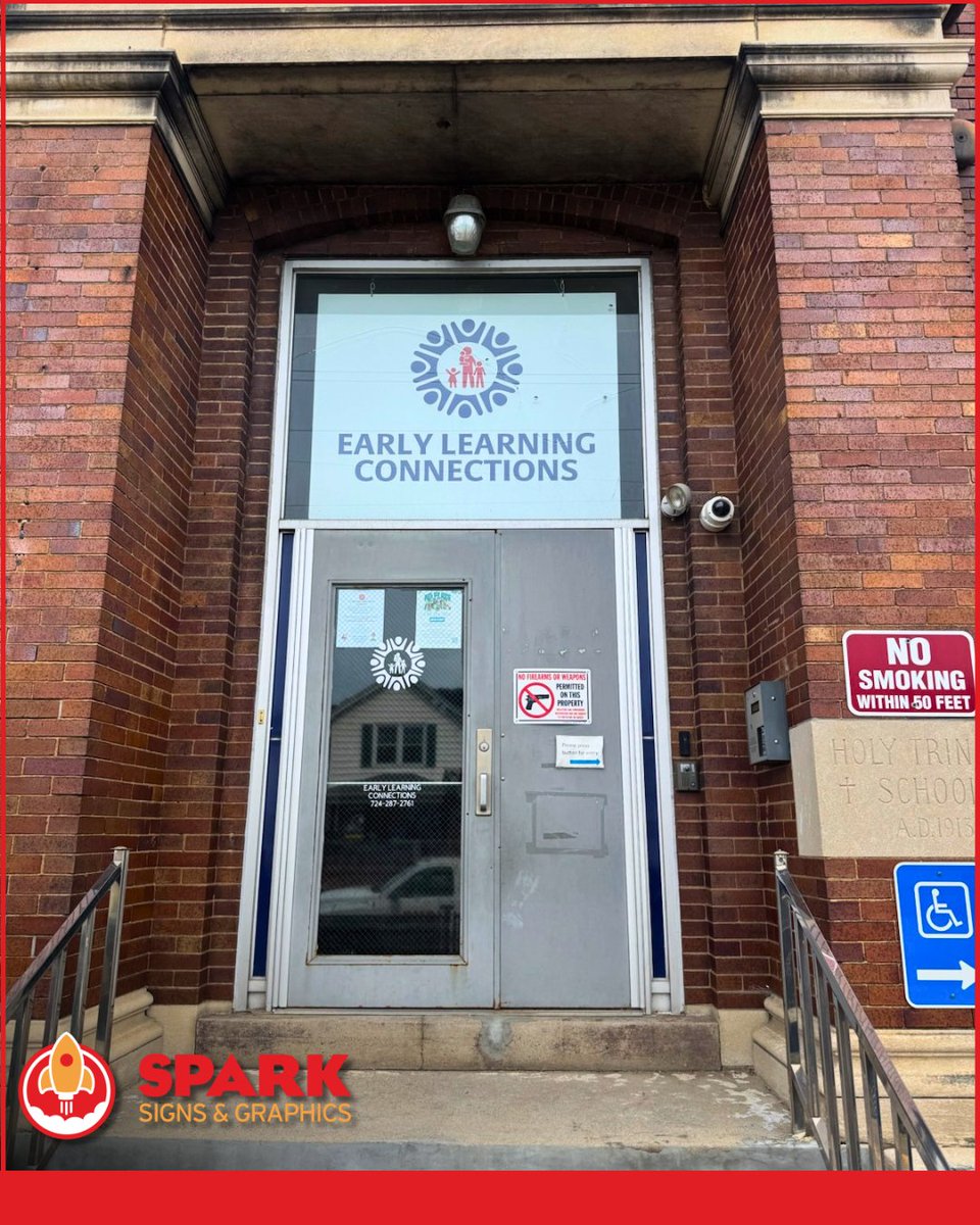 SparkSigns's tweet photo. 7 locations. 1 consistent look. ๐ซ
We refreshed signage across seven Early Learning Connections locations, from building and post-and-panel signs to identification and wayfinding.
Proud to support an organization serving local families since 1973!
#SchoolSignage #SparkSigns https://t.co/j2FShcr7gV