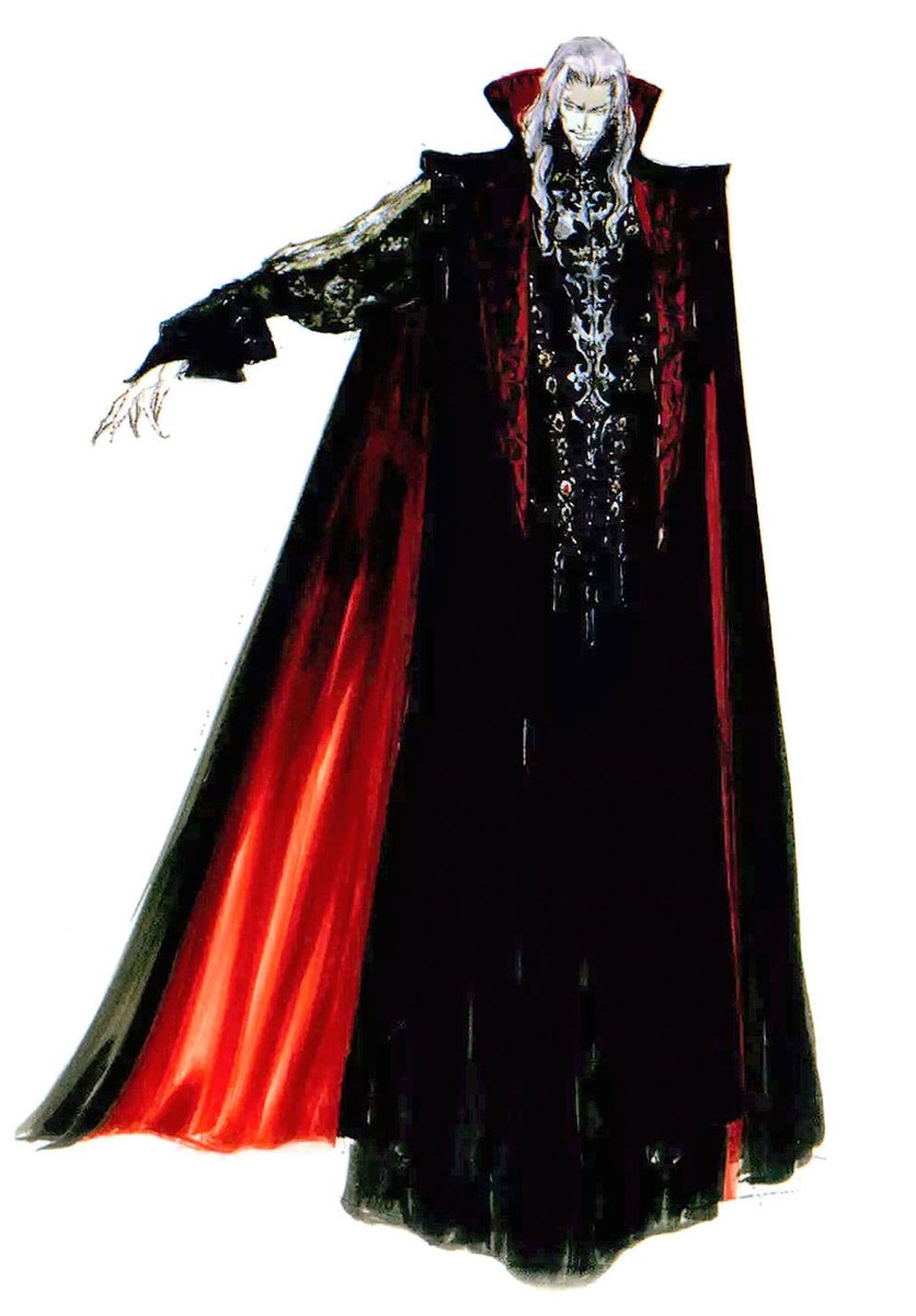 creativeuncut's tweet photo. Dracula and The End character designs from Castlevania: Curse of Darkness by artist Ayami Kojima. 

More art from the game: https://t.co/e05pLzEXks https://t.co/DC60H43k1L