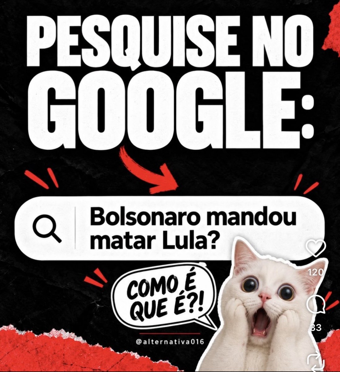 BrunoScart's tweet photo. #PesquiseBolsonaroMandouMatarLula https://t.co/h9YwyEeTV9