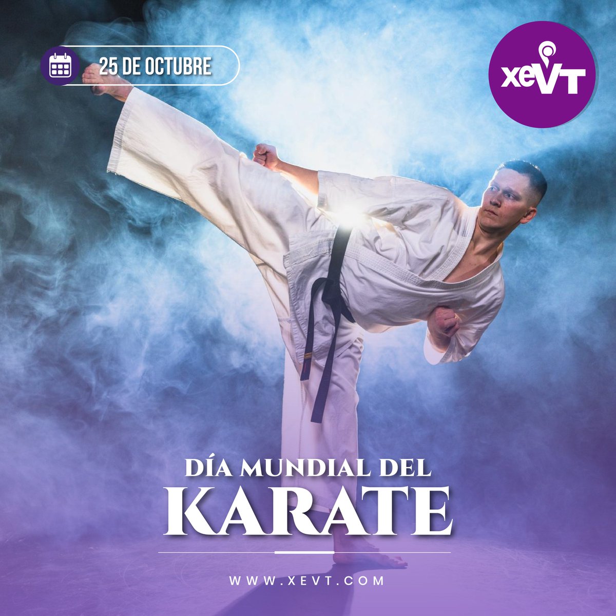 xevtfm's tweet photo. #25DeOctubre | Día Mundial del Karate

#LasEfemérides🗓️ #SeñalQueUne📡#XEVT🎙️ https://t.co/SwutIIFnXV