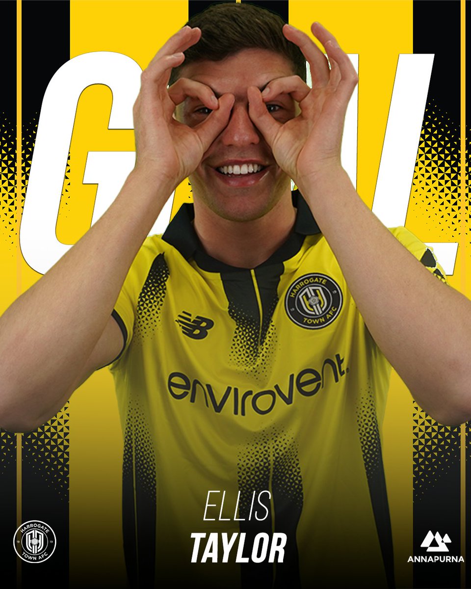 HarrogateTown's tweet photo. 90+4' Taylor seals it on the break!

🟡3-1⚪ https://t.co/nzce0IdMIJ