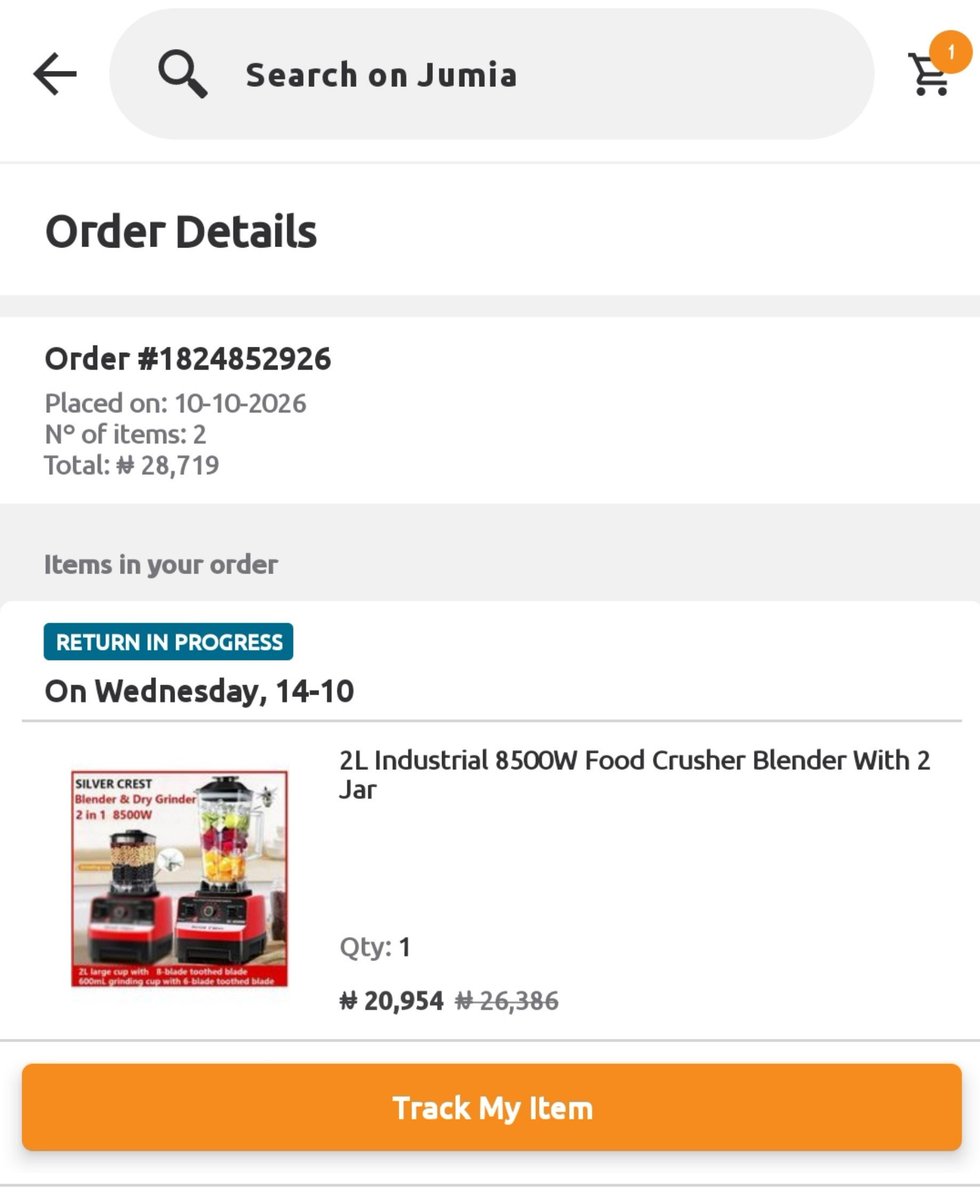 Iambossdi's tweet photo. @JumiaNGHelp This is totally nonsense 
Holding people right 
It doesn't make any sense

All your customer care are virtual assistance no one to communicate with as human 

Another level of nonsense
Pls return my money https://t.co/xp4JJODh3q