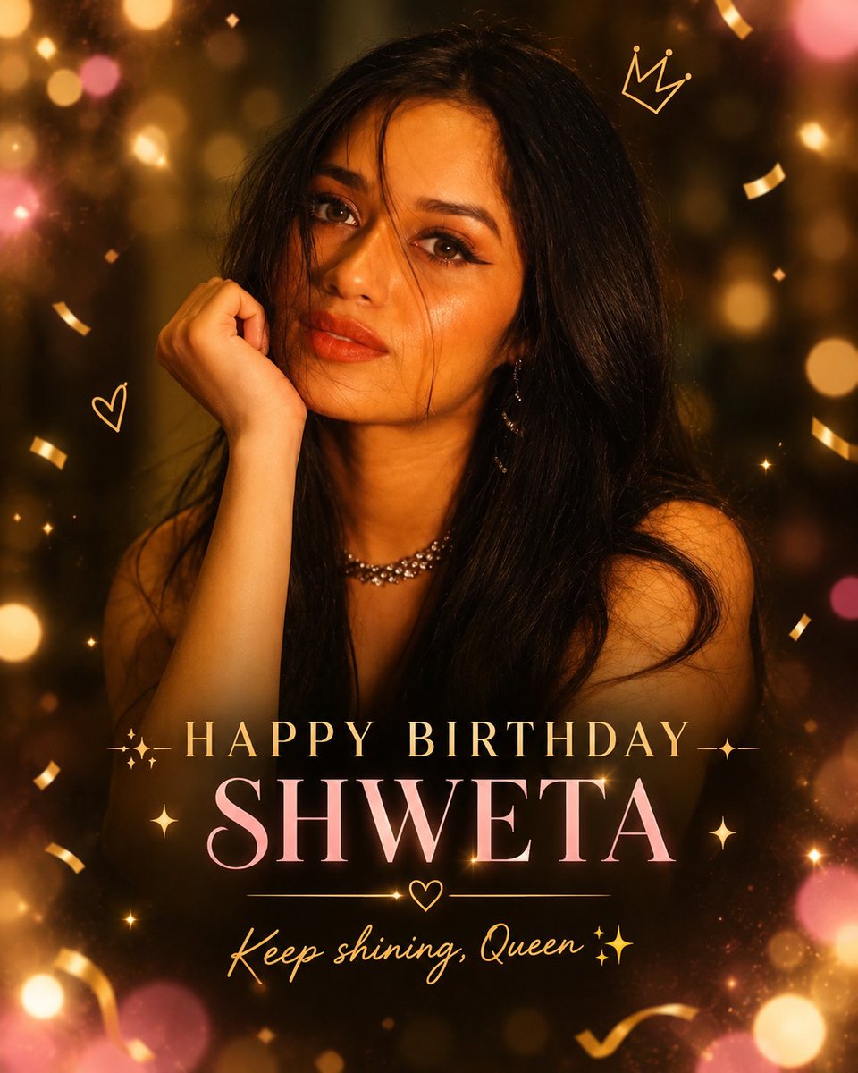 Bansal_Chirag1's tweet photo. Wishing you a very Happy Birthday! @ItsReal_shweta ❤️🎂✨ May your special day be filled with endless happiness, love, success, and beautiful memories. Keep shining, keep smiling, and continue winning hearts with your charm! 🫶🏻 https://t.co/WwsZn20HOH